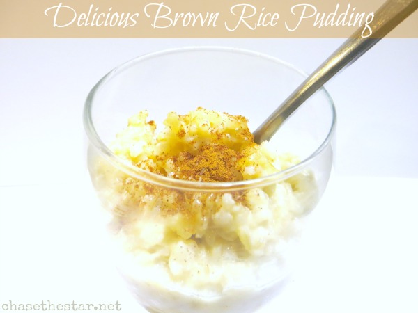 Brown Rice Pudding Recipe #LoveEveryMinute