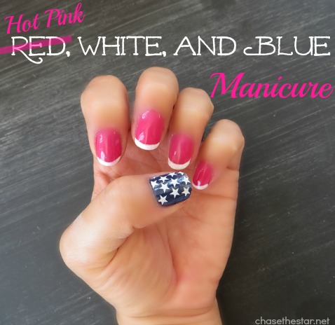 4th of July Manicure via Chasethestar.net #4thofjuly #manicure #redwhiteblue #patriotic #nails #stars