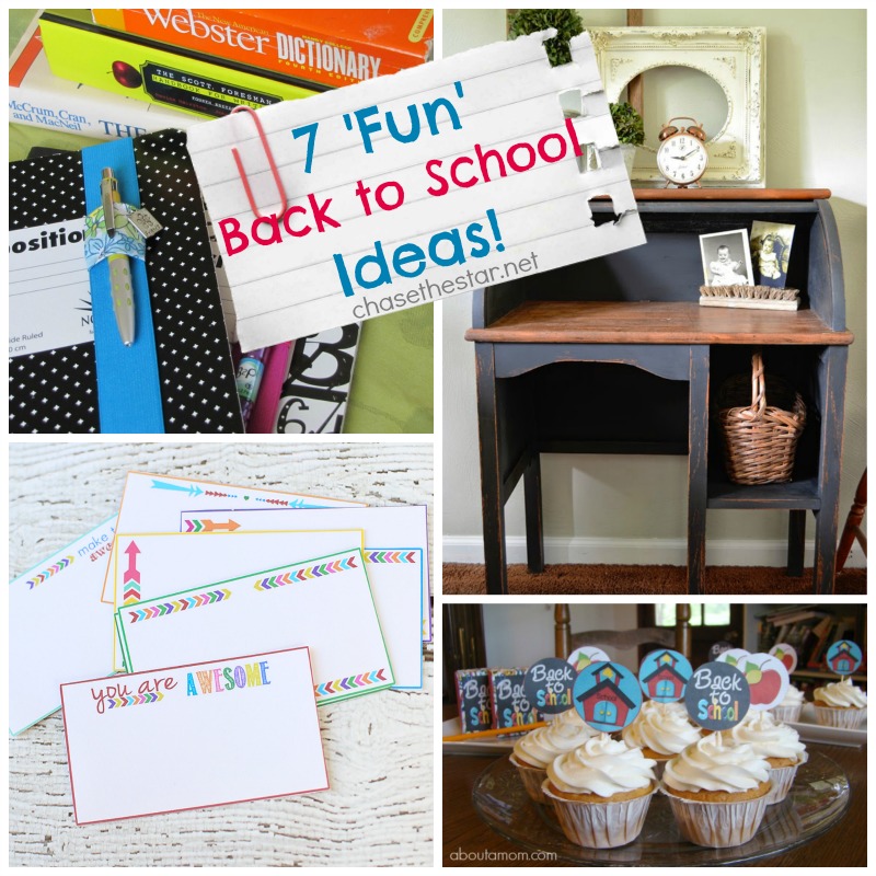 7 Fun Back to School Ideas #backtoschool #crafts #kids via Chase the Star