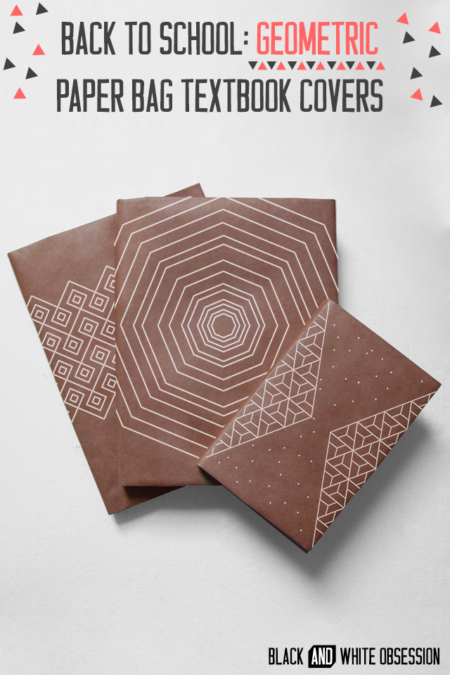 Back-to-School-Geometric-Paper-Bag-Textbook-Covers