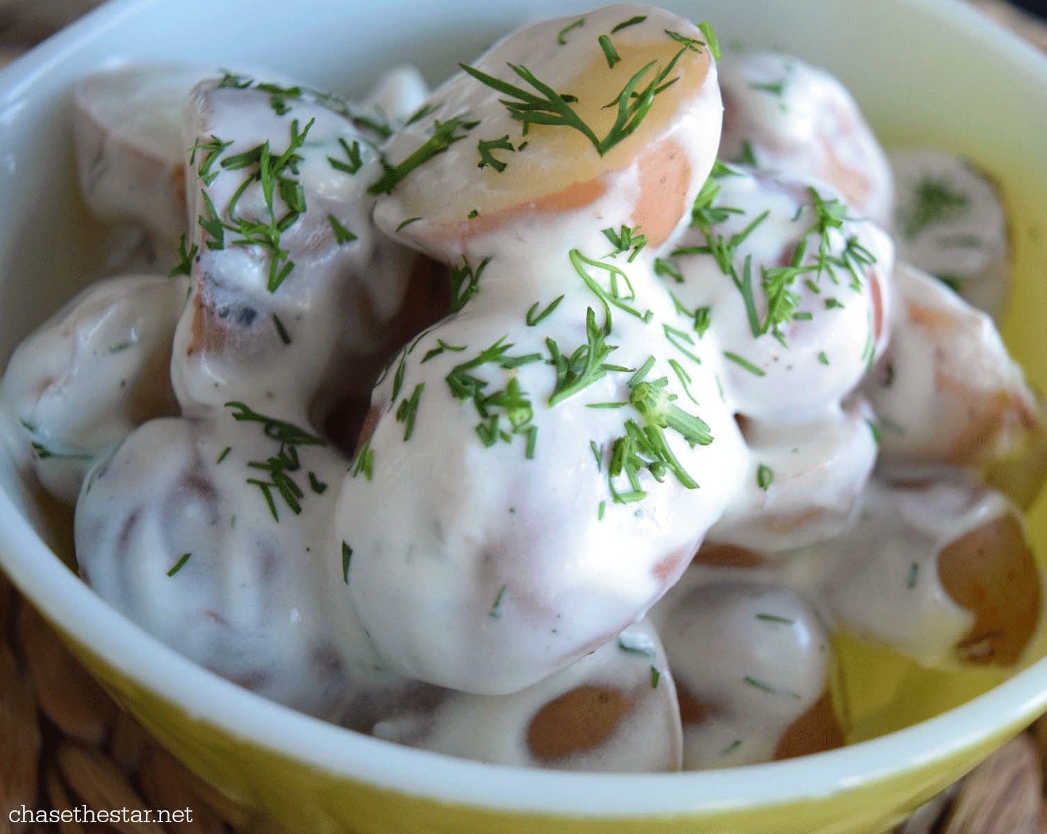 Creamy Yoghurt Potato Salad Recipe httpsooh.lia26c12b #MoutainHighYoghurt #ad