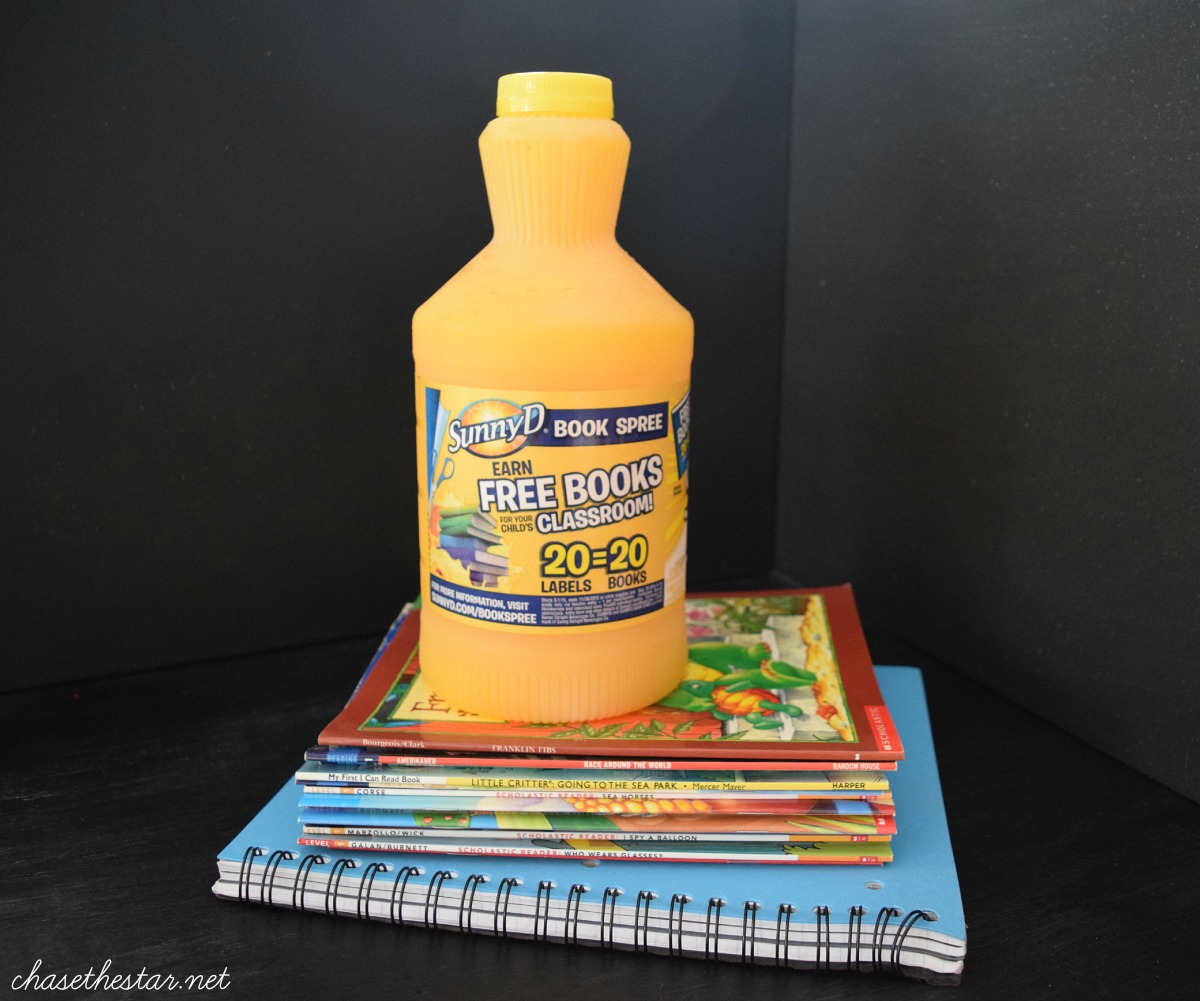 Turn in 20 labels and get 20 free books from #SunnyD! #KeepItSunny #PMedia #ad