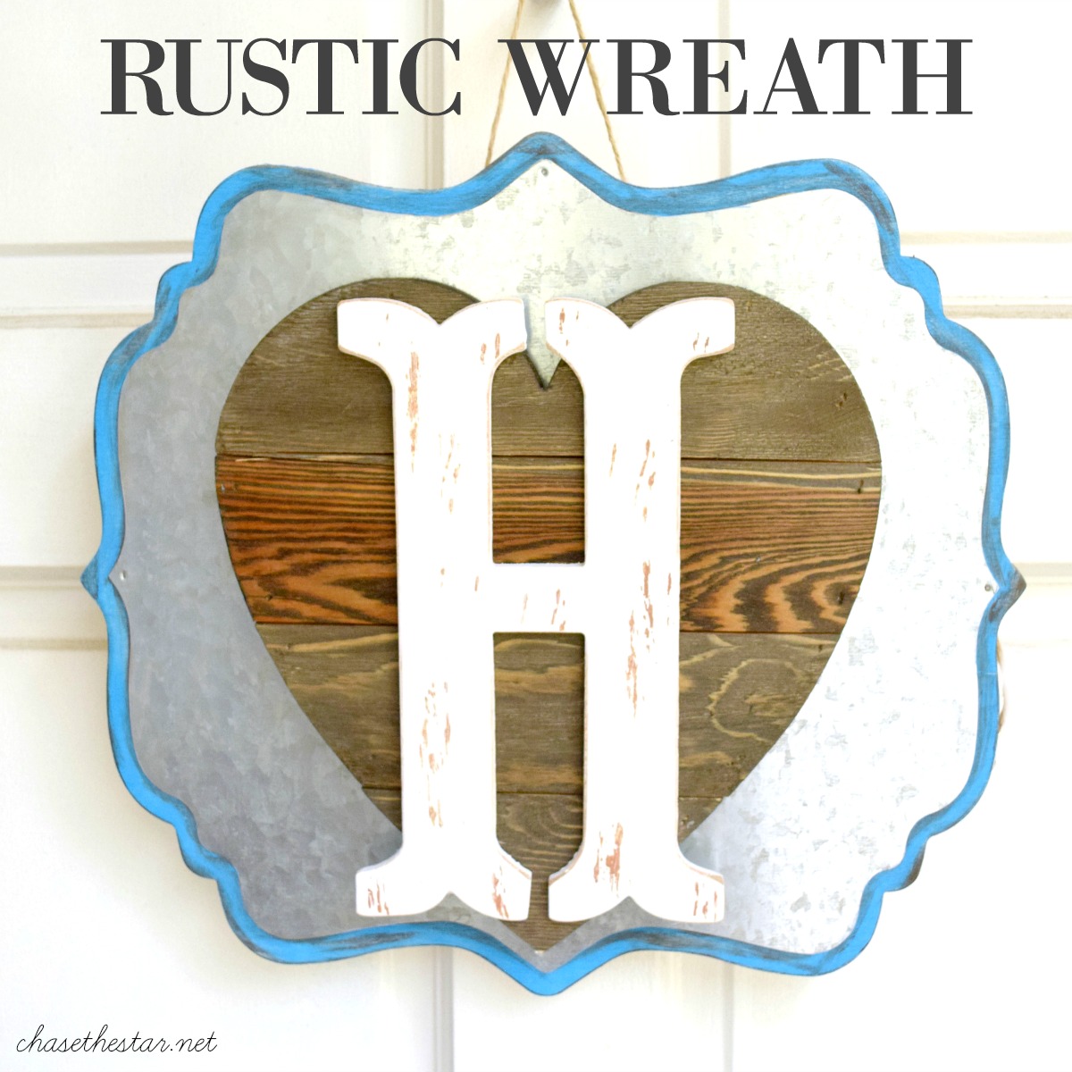Rustic Spring Wreath #madewithMichaels @michaelsstores Make Market #michaelsmakers feature